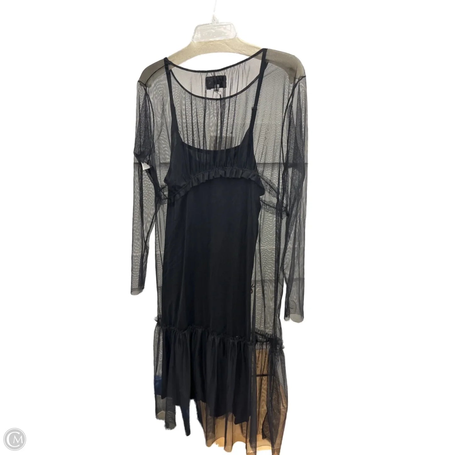 Dress Casual Maxi By Johnny Was In Black, Size: L