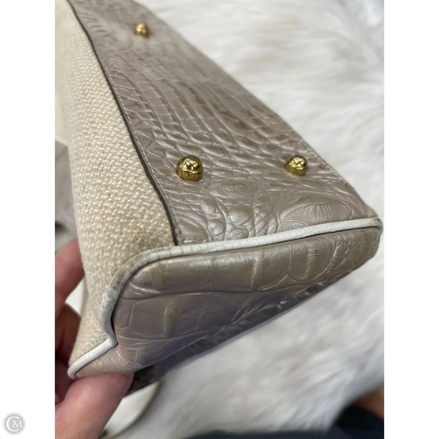 Handbag Designer By Brahmin, Size: Medium