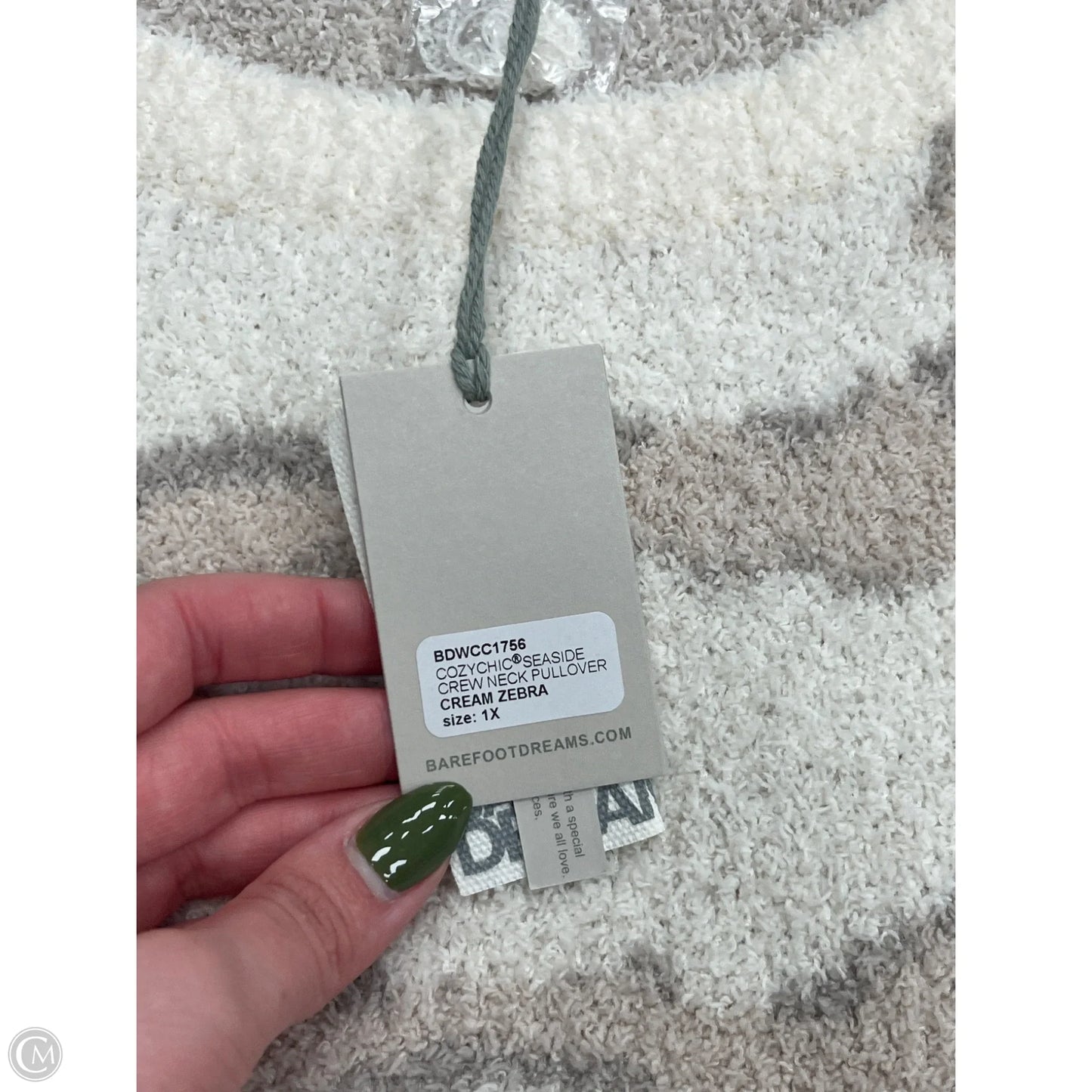 Sweater By Barefoot Dreams In Cream, Size: 1x