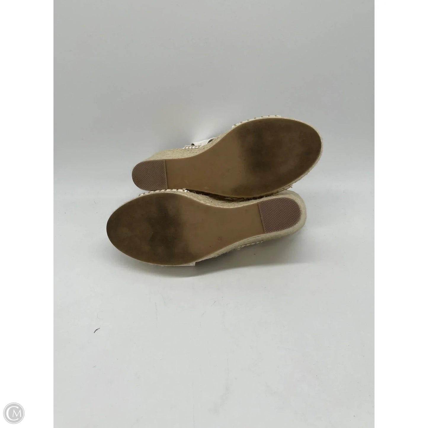 Sandals Heels Wedge By Apt 9 In White, Size: 8