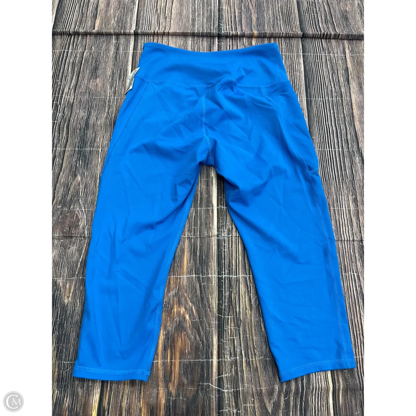 Athletic Leggings Capris By Under Armour In Blue, Size: L