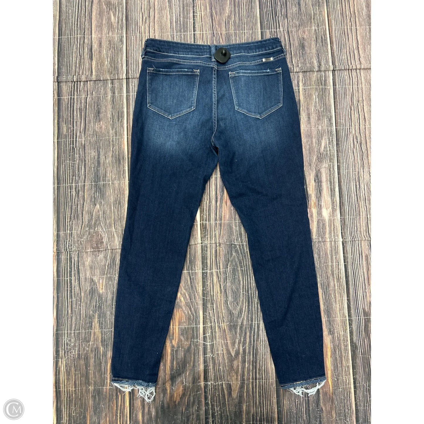 Jeans Skinny By Kancan In Blue Denim, Size: 10