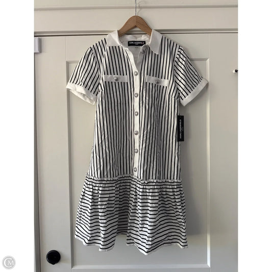 Dress Designer By Karl Lagerfeld In White, Size: 6