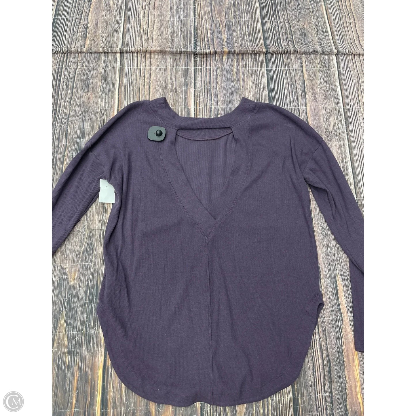 Top Long Sleeve By Athleta In Purple, Size: S