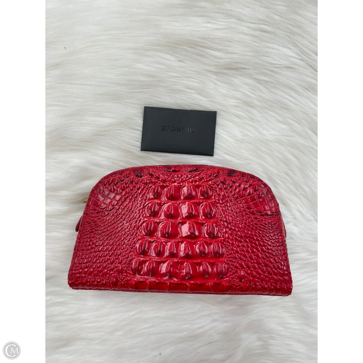Makeup Bag Designer By Brahmin, Size: Medium