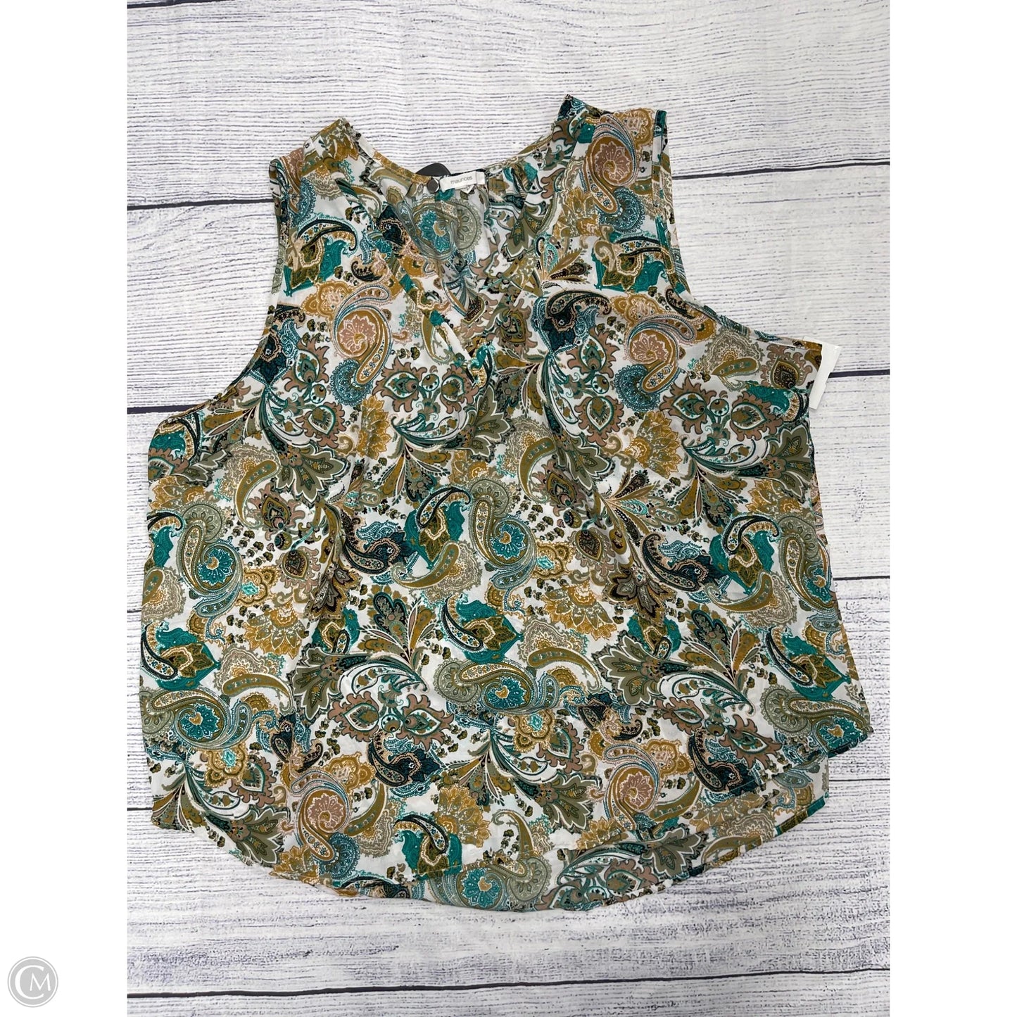 Tank Top By Maurices In Green, Size: 2x