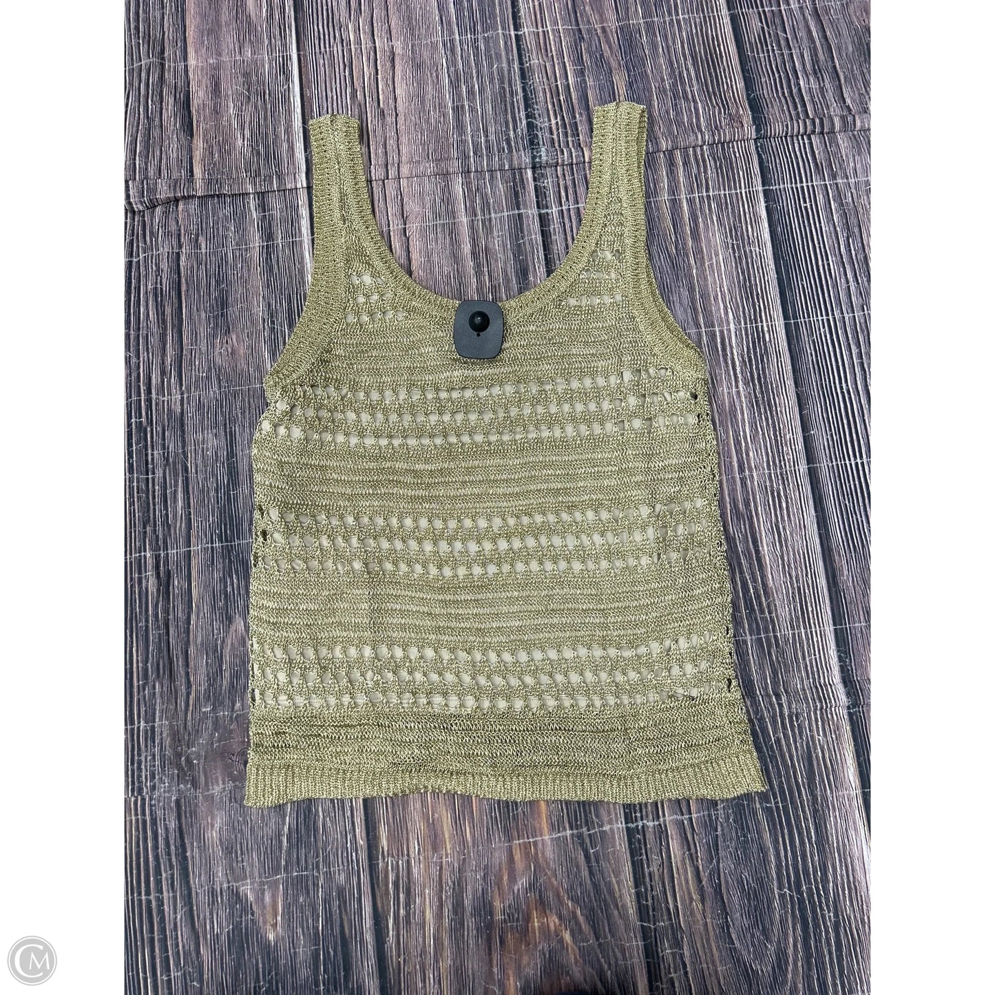 Tank Top By White House Black Market In Gold, Size: M