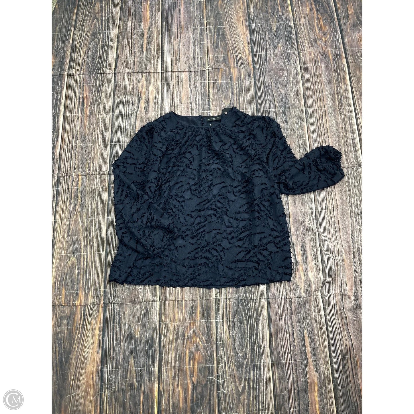 Top Long Sleeve By Lane Bryant In Blue, Size: 20