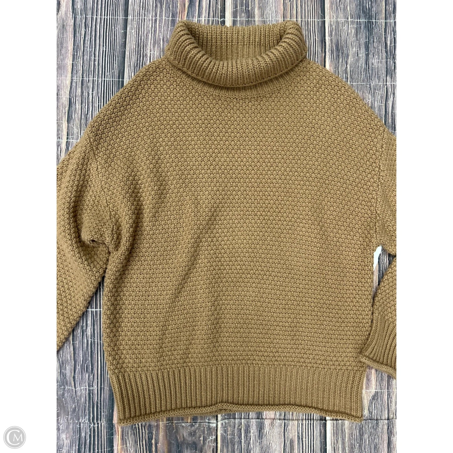 Sweater By Clothes Mentor In Brown, Size: L