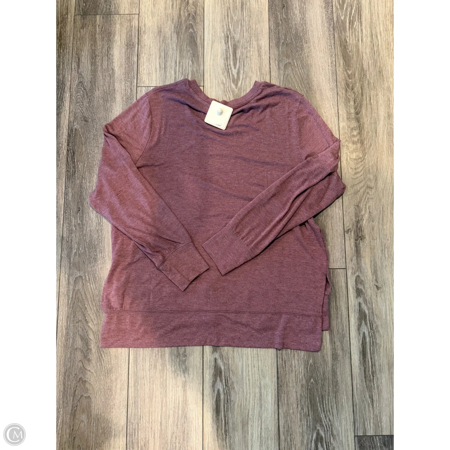 Top Long Sleeve By Clothes Mentor In Red, Size: L