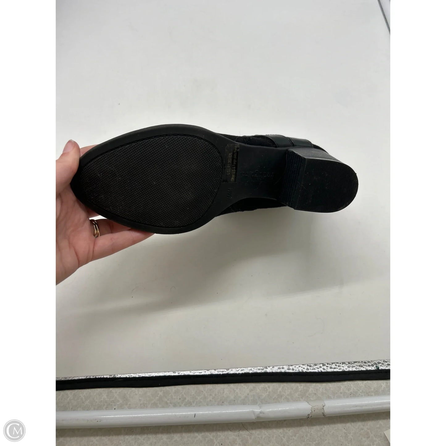 Boots Ankle Heels By Indigo Rd In Black, Size: 7.5