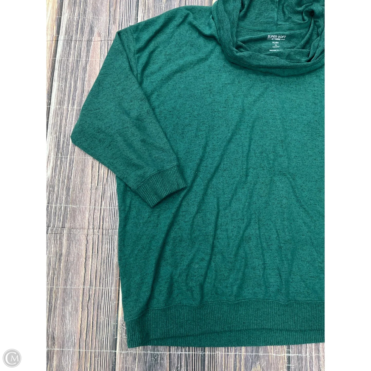 Top Long Sleeve By Torrid In Green, Size: 6