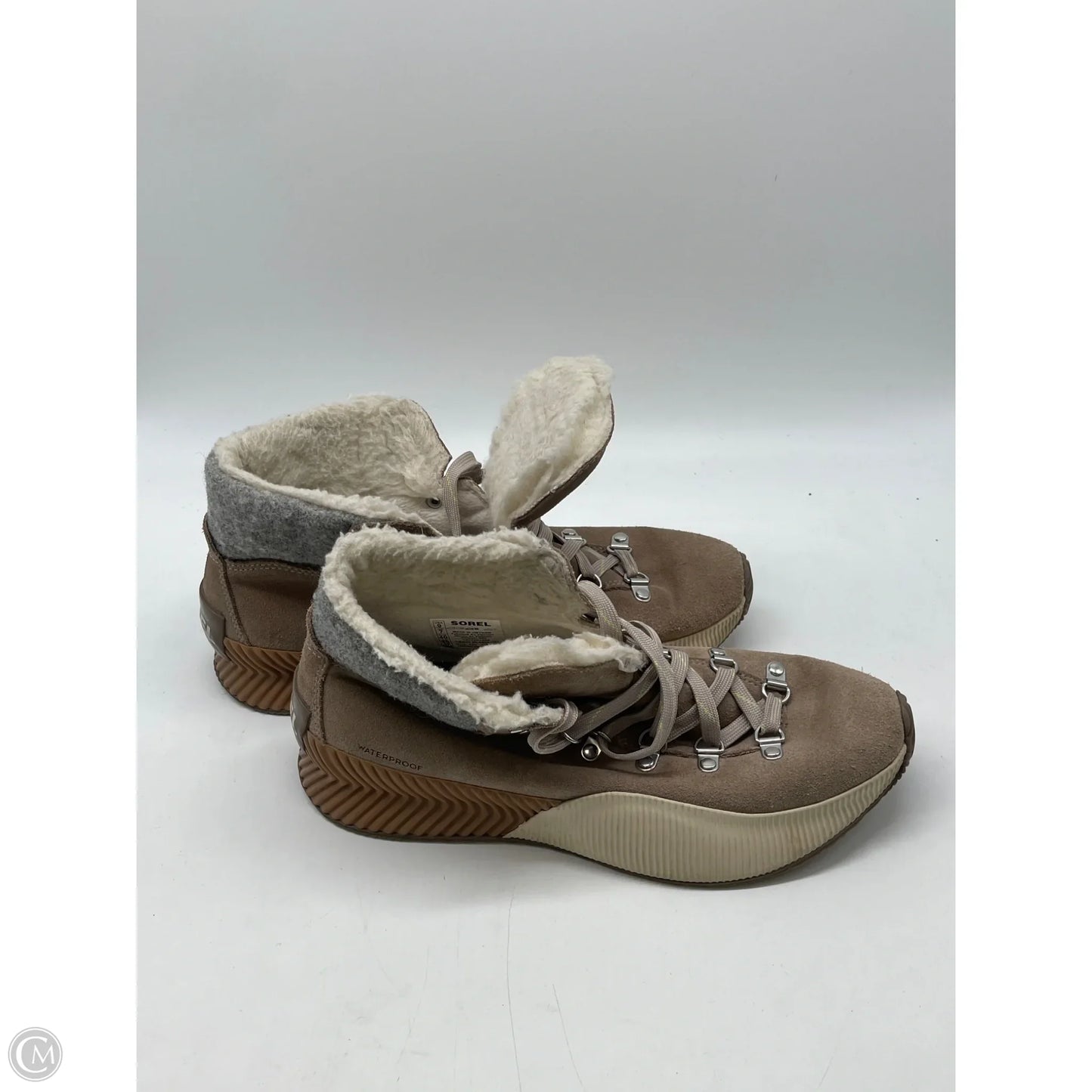 Boots Ankle Flats By Sorel In Tan, Size: 9