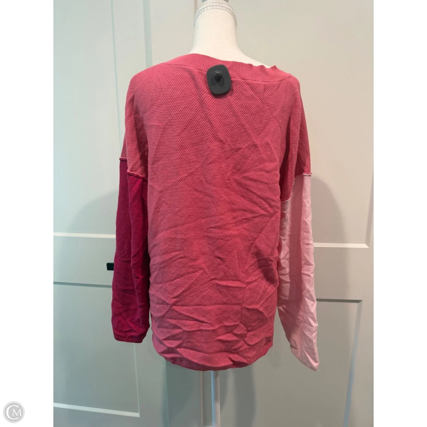Top Long Sleeve By Clothes Mentor In Pink, Size: M