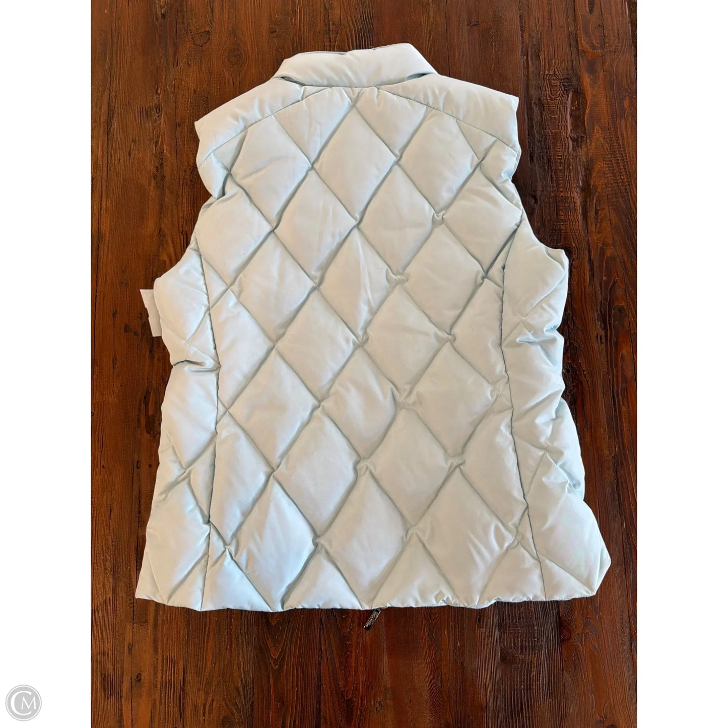 Vest Puffer & Quilted By Brooks Brothers In Blue, Size: 10