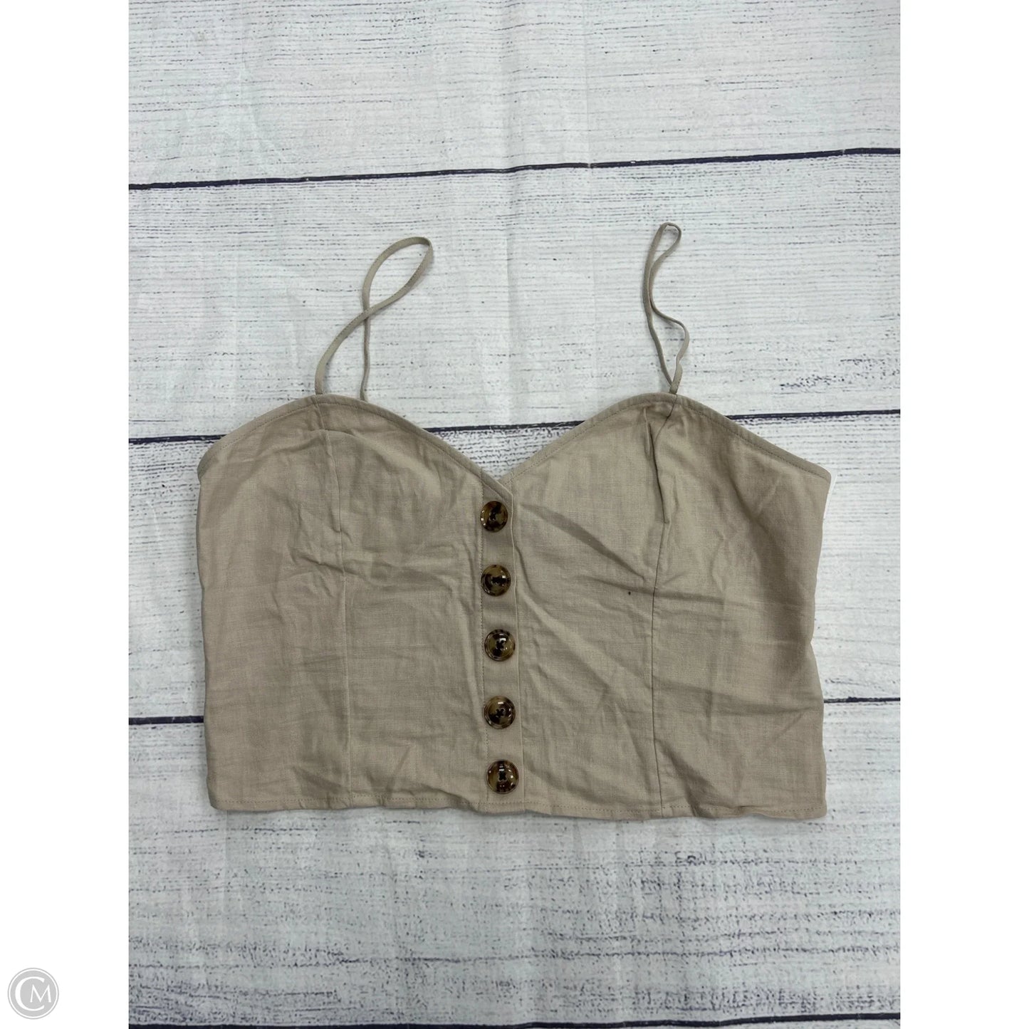 Tank Top By Express In Tan, Size: L