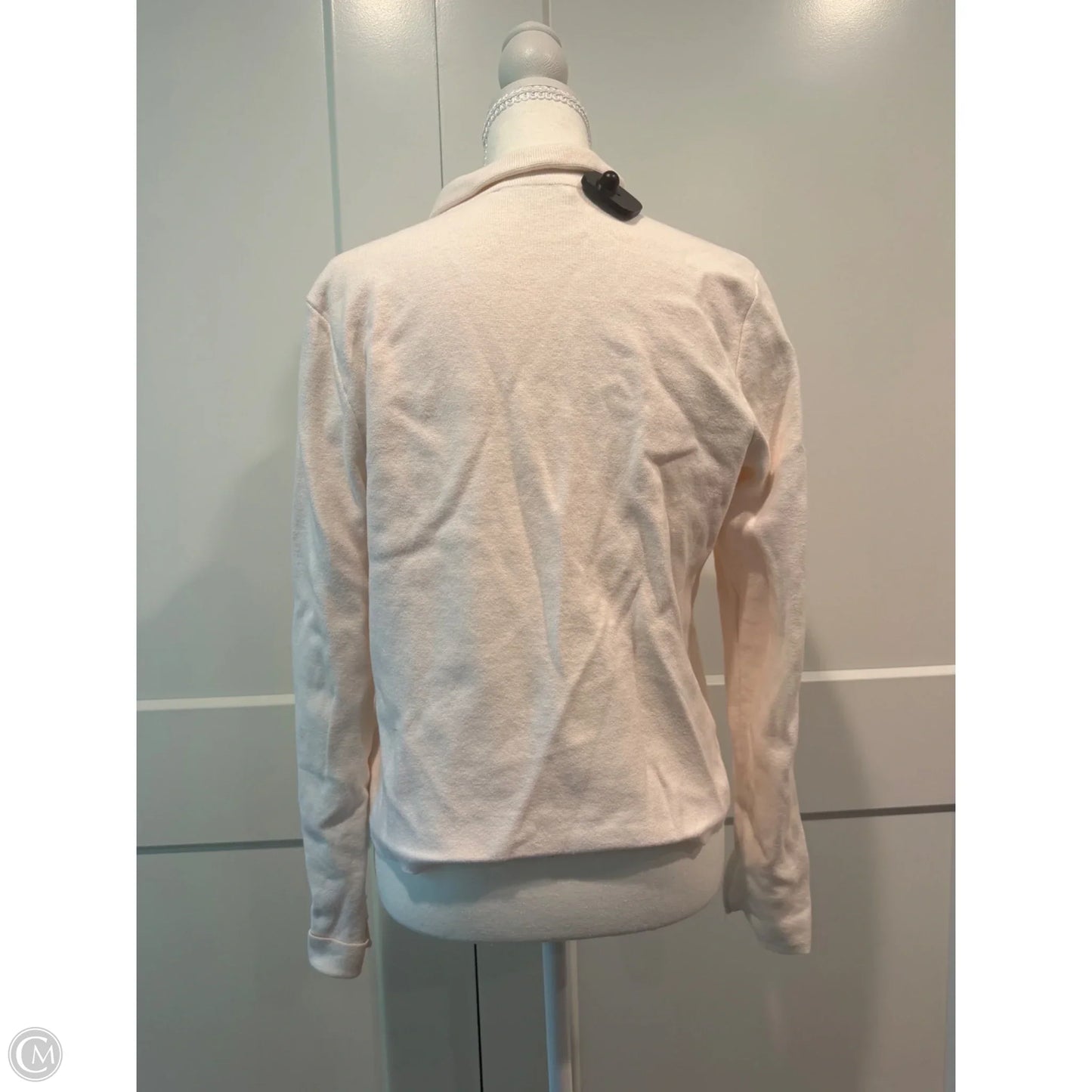 Sweater Cardigan By Loft In White, Size: S