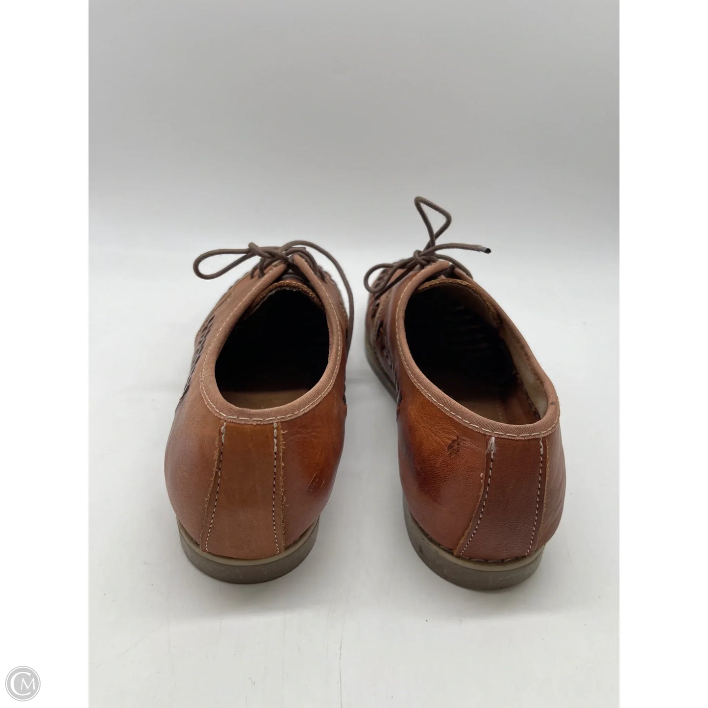 Shoes Flats By Clothes Mentor In Brown, Size: 8.5