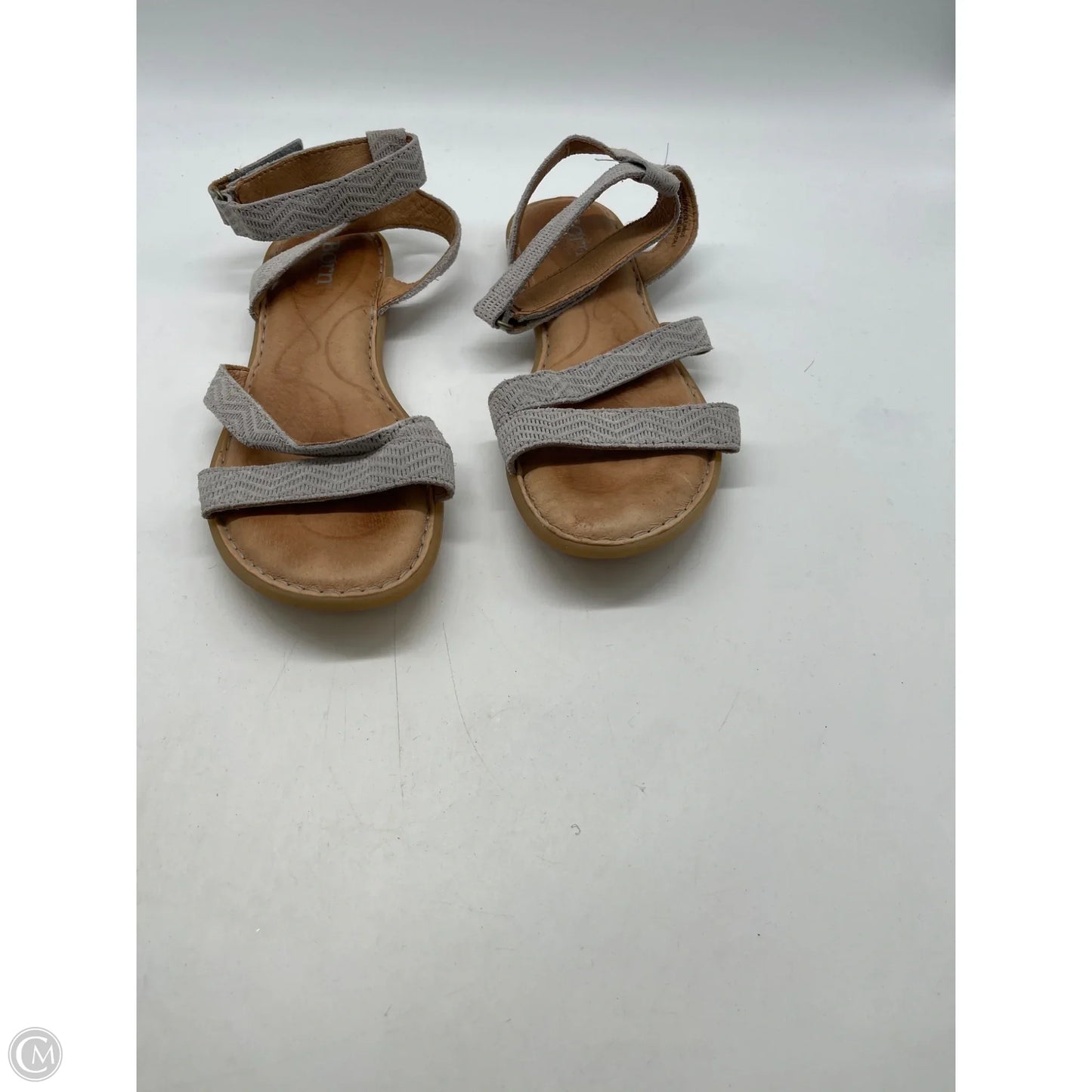 Sandals Flats By Born In Grey, Size: 7