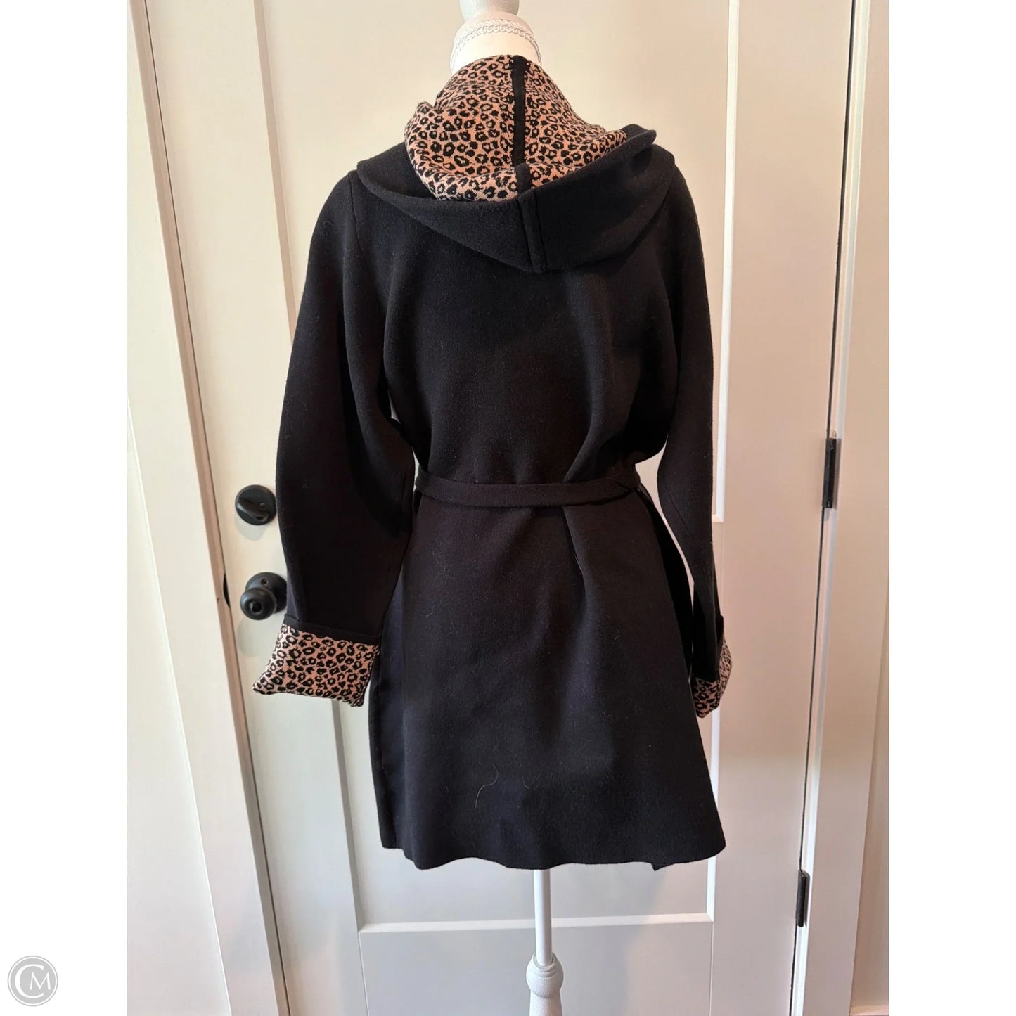 Sweater Cardigan By H For Halston In Black, Size: L