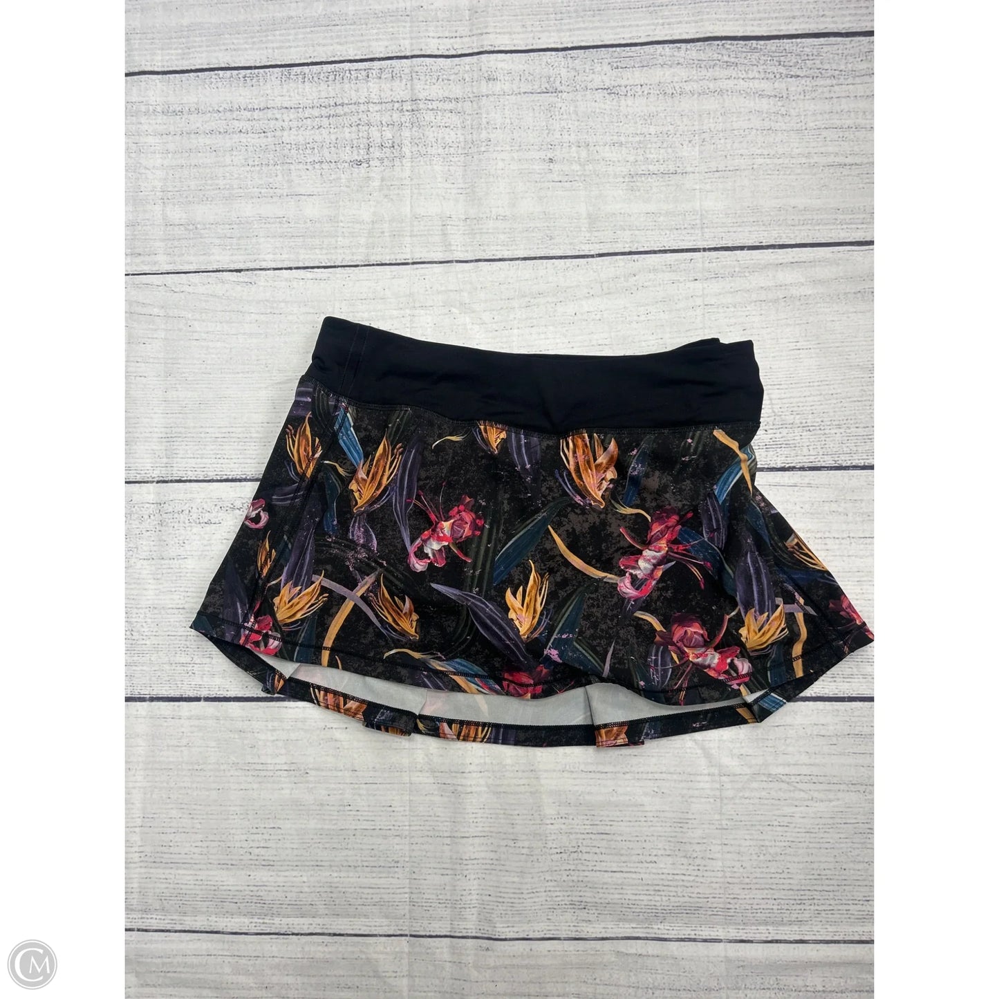 Athletic Skort By Lululemon In Black, Size: 10