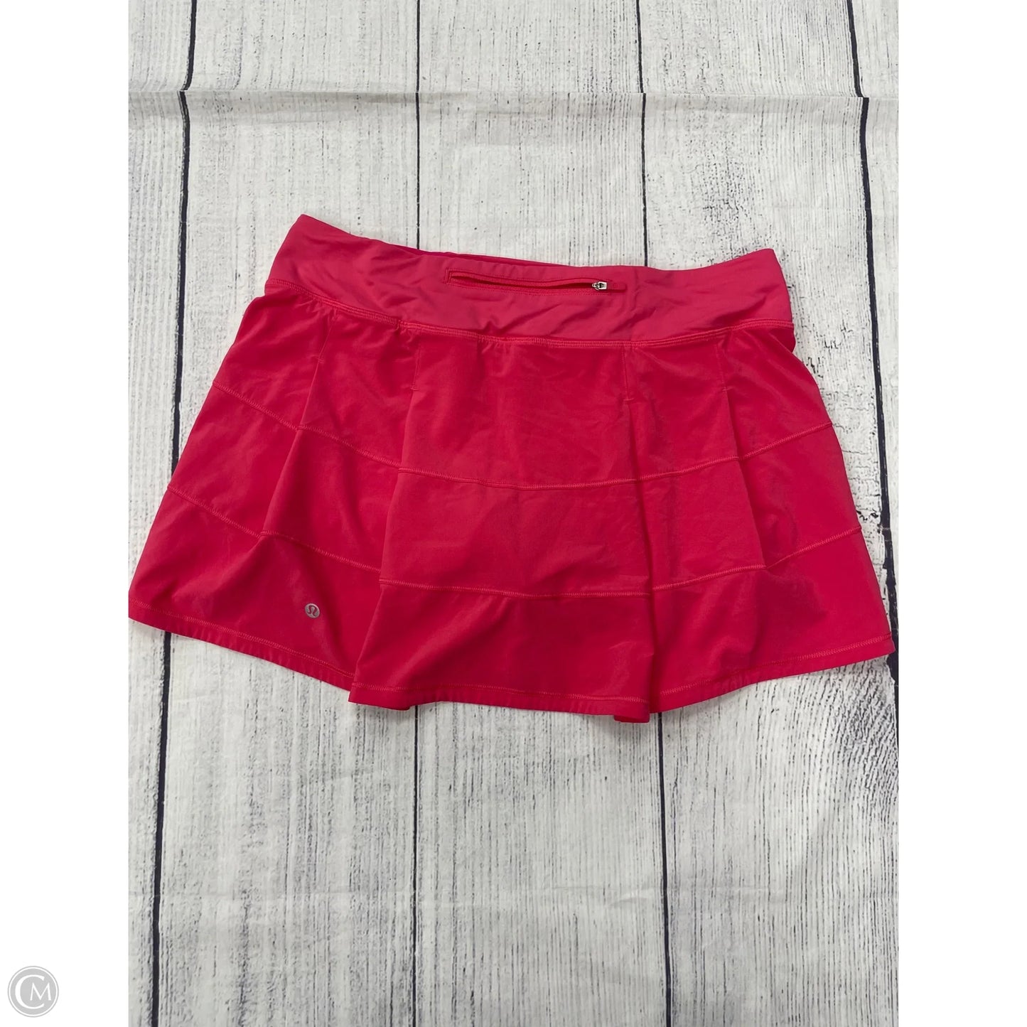 Athletic Skort By Lululemon In Pink, Size: 10