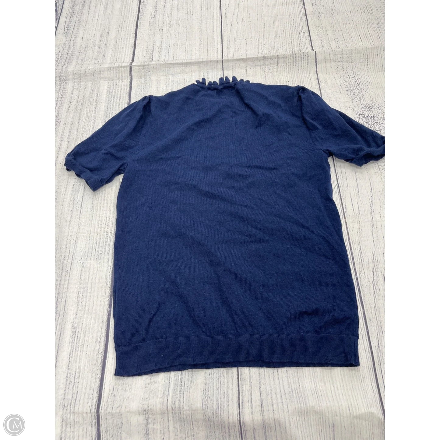 Top Short Sleeve By J. Crew In Blue, Size: Xs