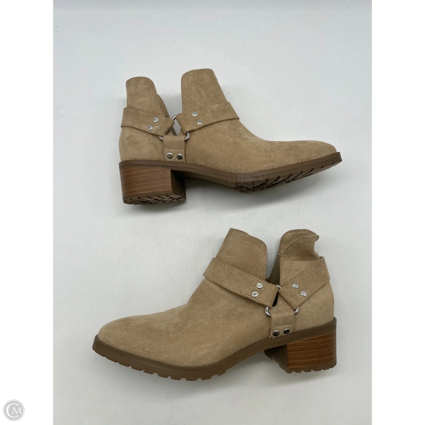 Boots Ankle Heels By Sonoma In Tan, Size: 6