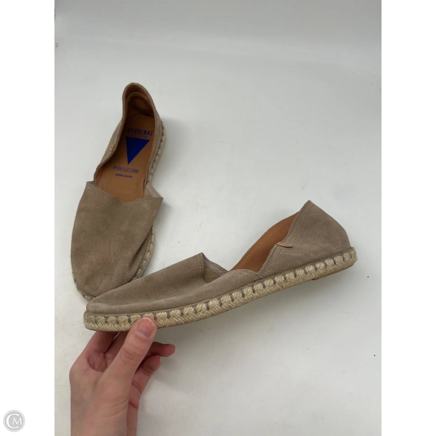 Shoes Flats By Clothes Mentor In Tan, Size: 10