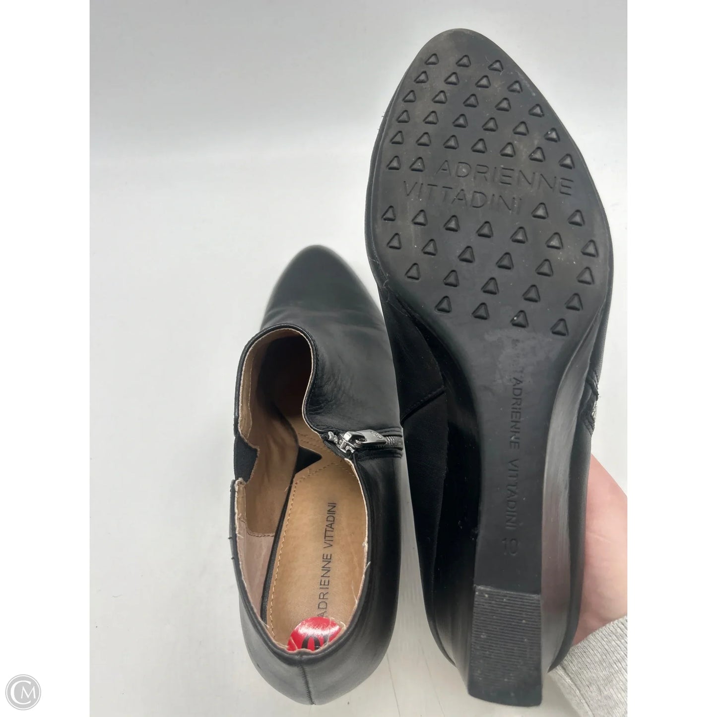 Shoes Heels Wedge By Adrienne Vittadini In Black, Size: 10