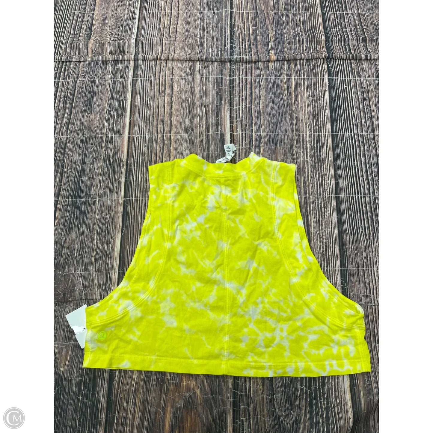 Athletic Tank Top By Lululemon In Yellow, Size: 2
