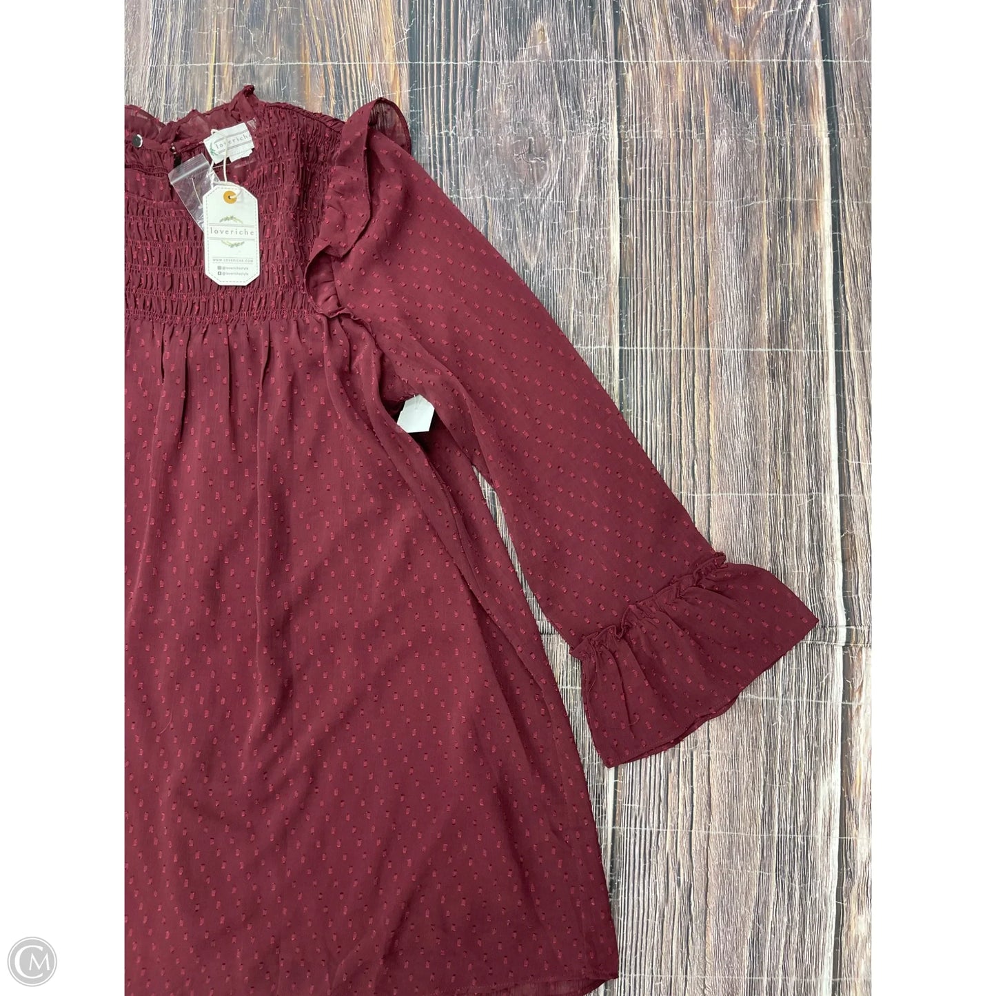 Dress Casual Short By Loveriche In Red, Size: L