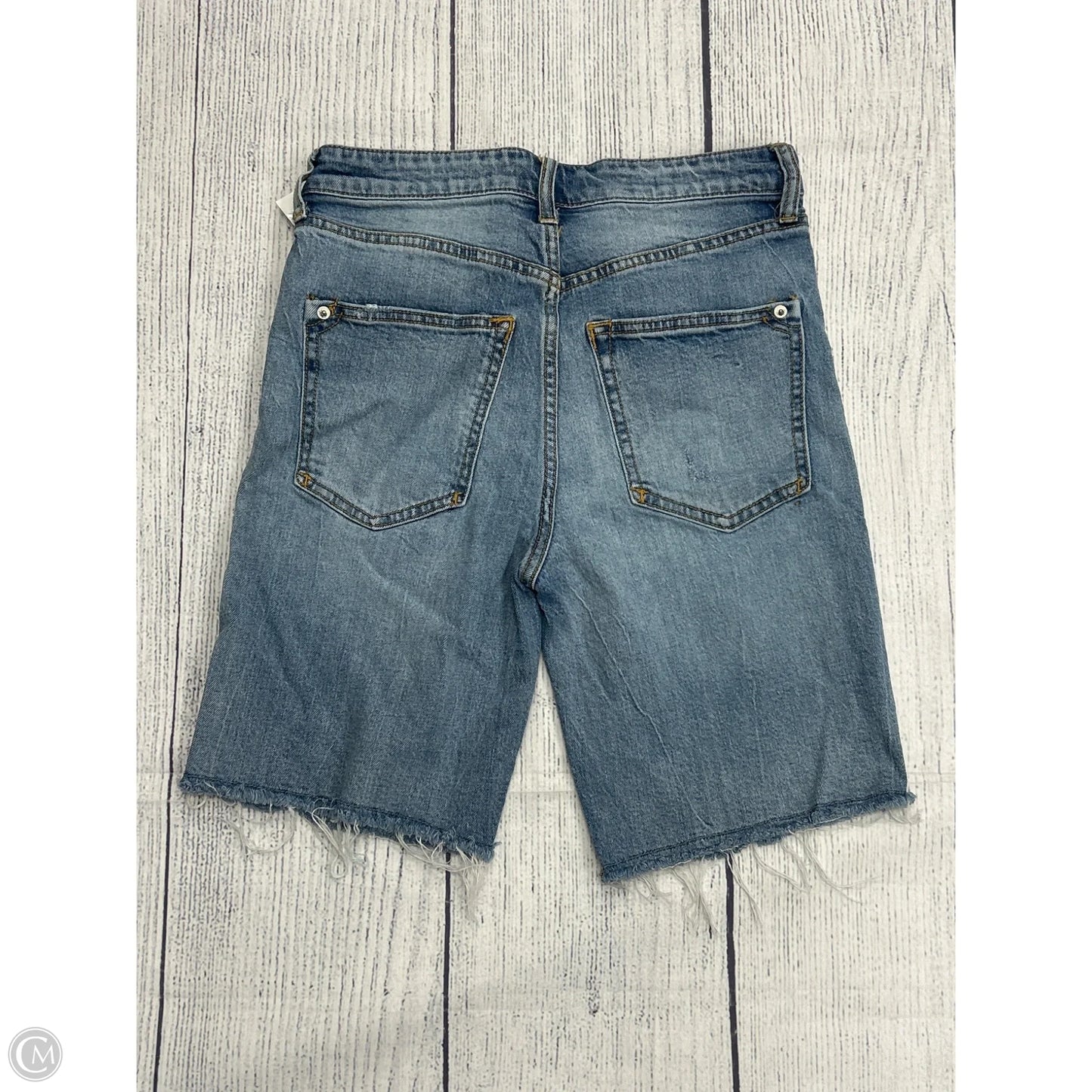 Shorts By Pilcro In Blue Denim, Size: 0