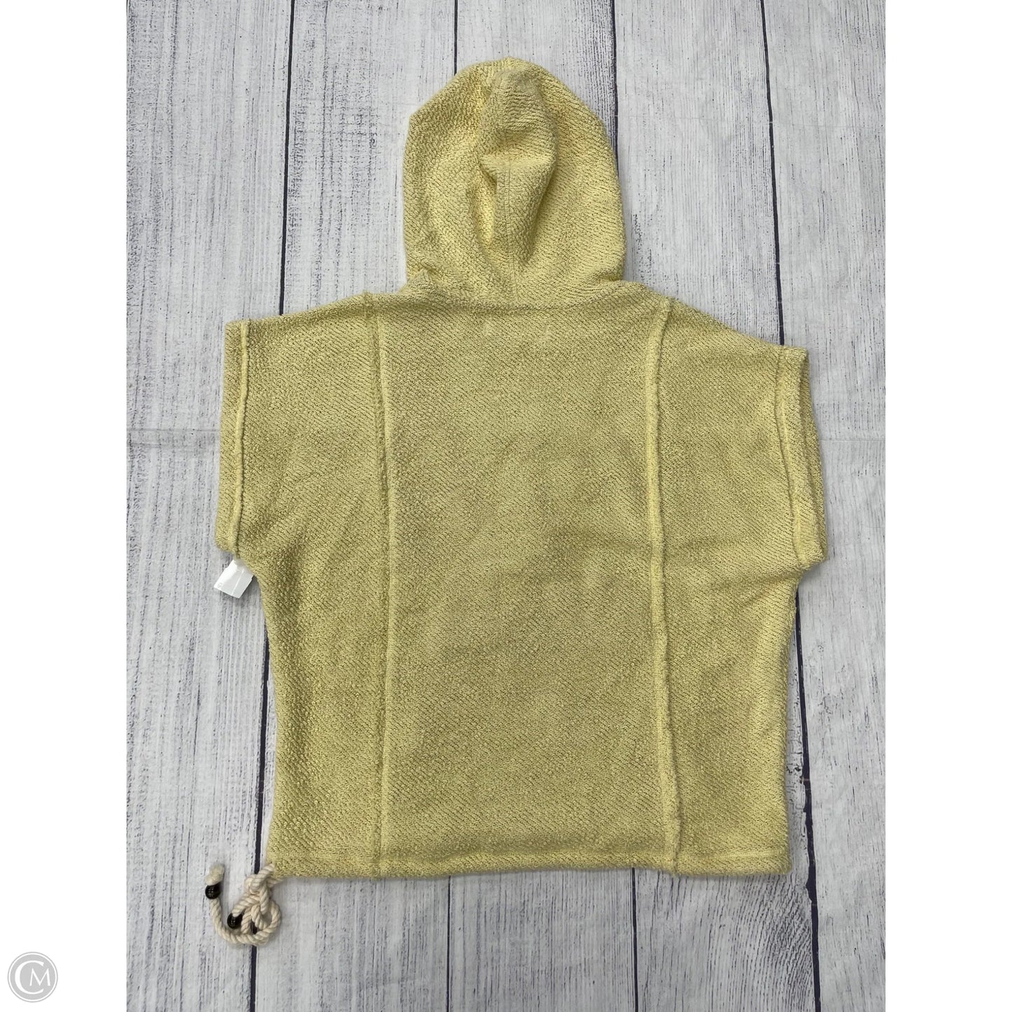Top Short Sleeve By Free People In Yellow, Size: M