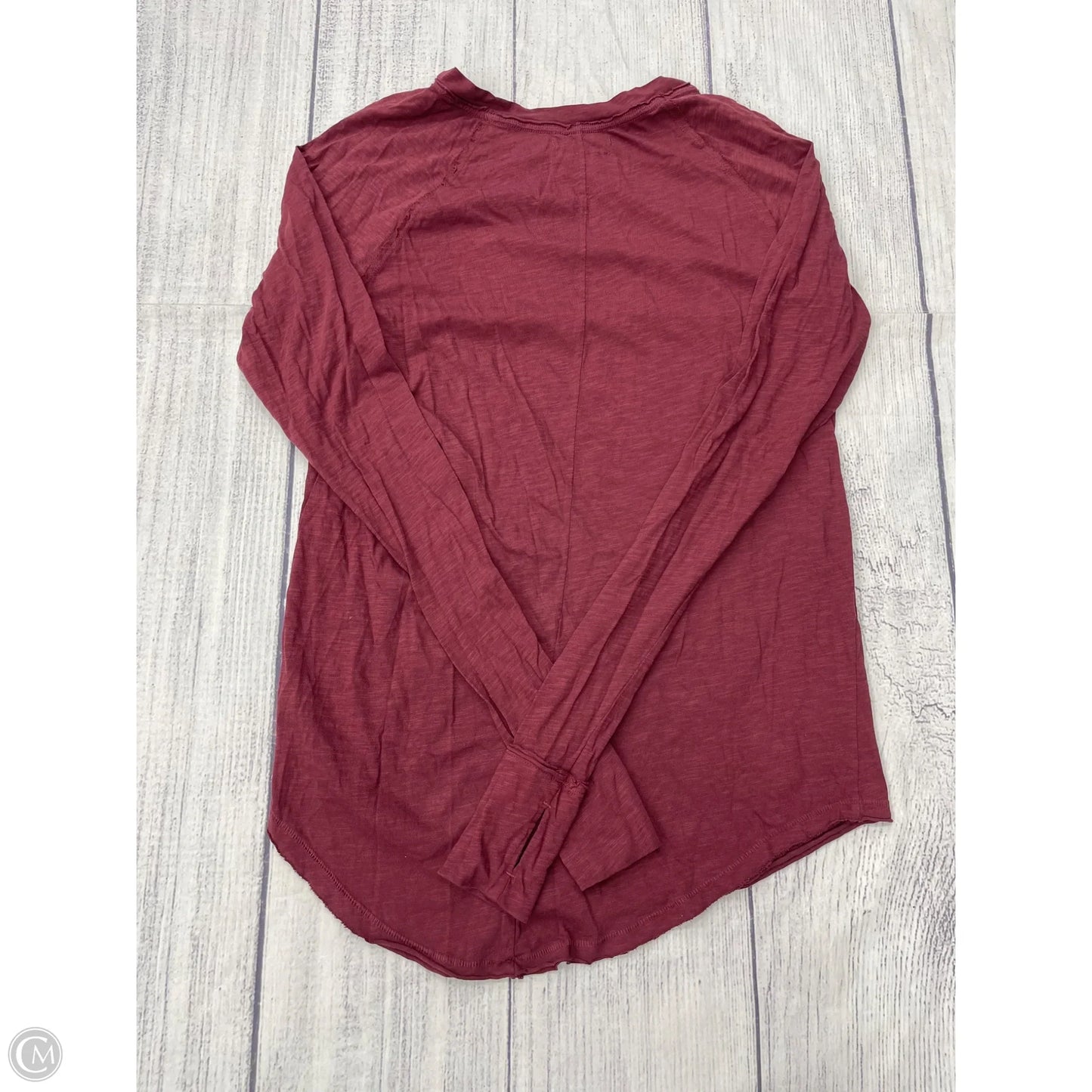 Top Long Sleeve By We The Free In Red, Size: S