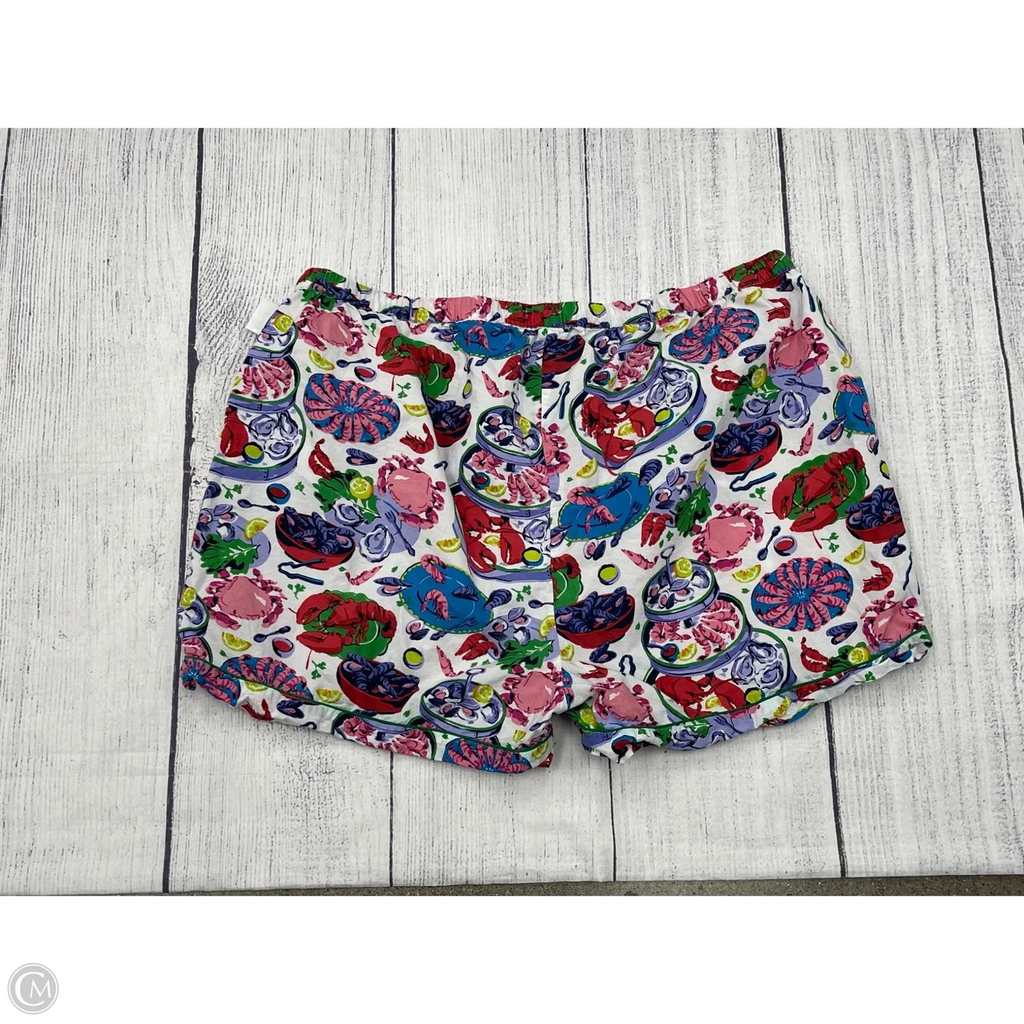 Shorts By Printfresh In Purple, Size: 2x