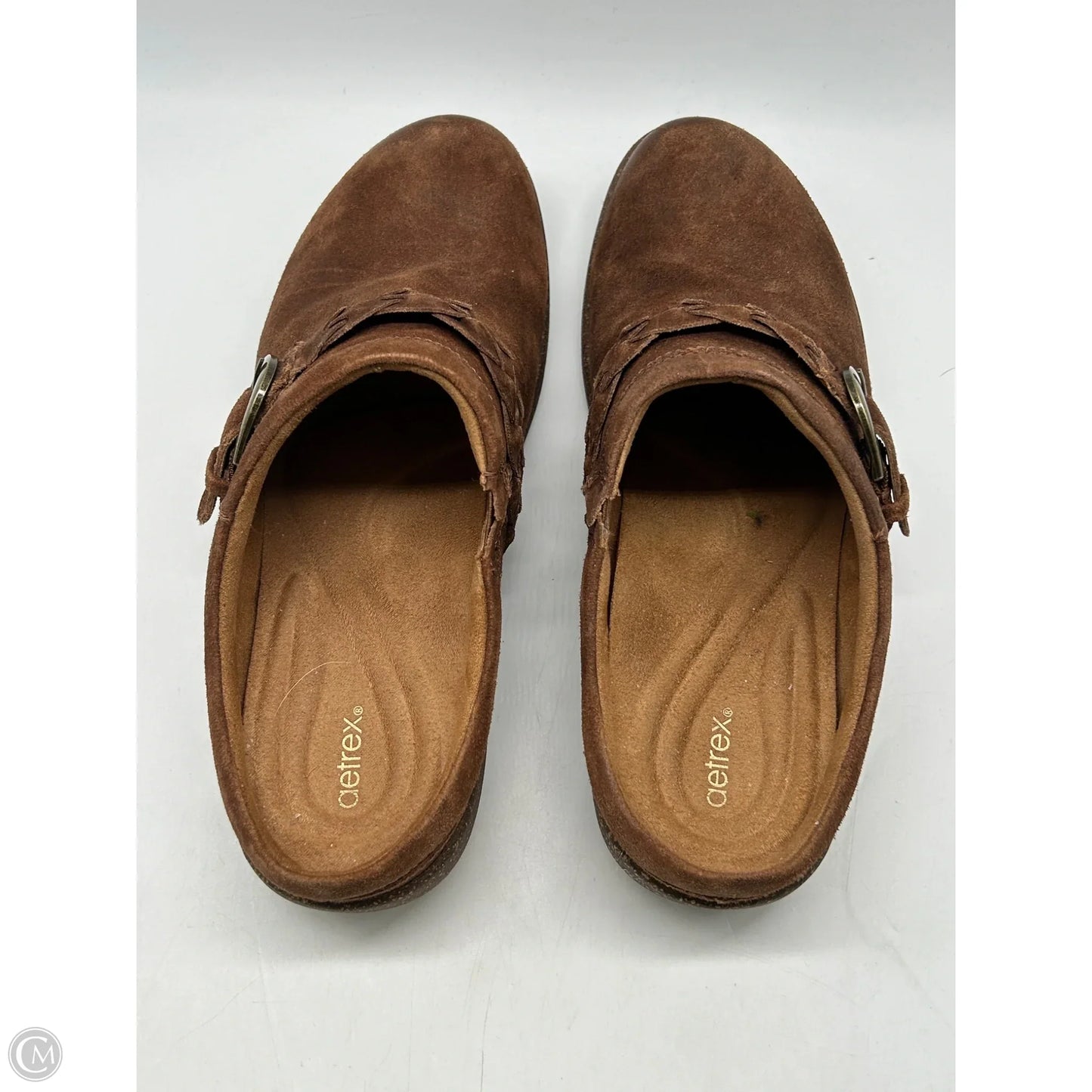 Shoes Flats By Aetrex In Brown, Size: 8.5