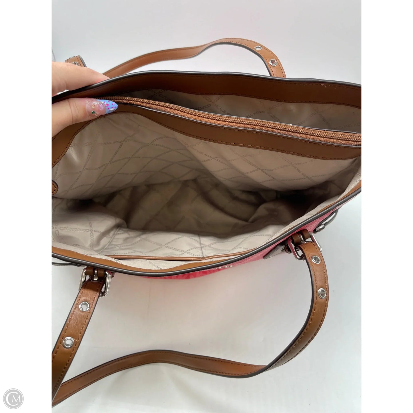 Handbag Designer By Michael Kors, Size: Large