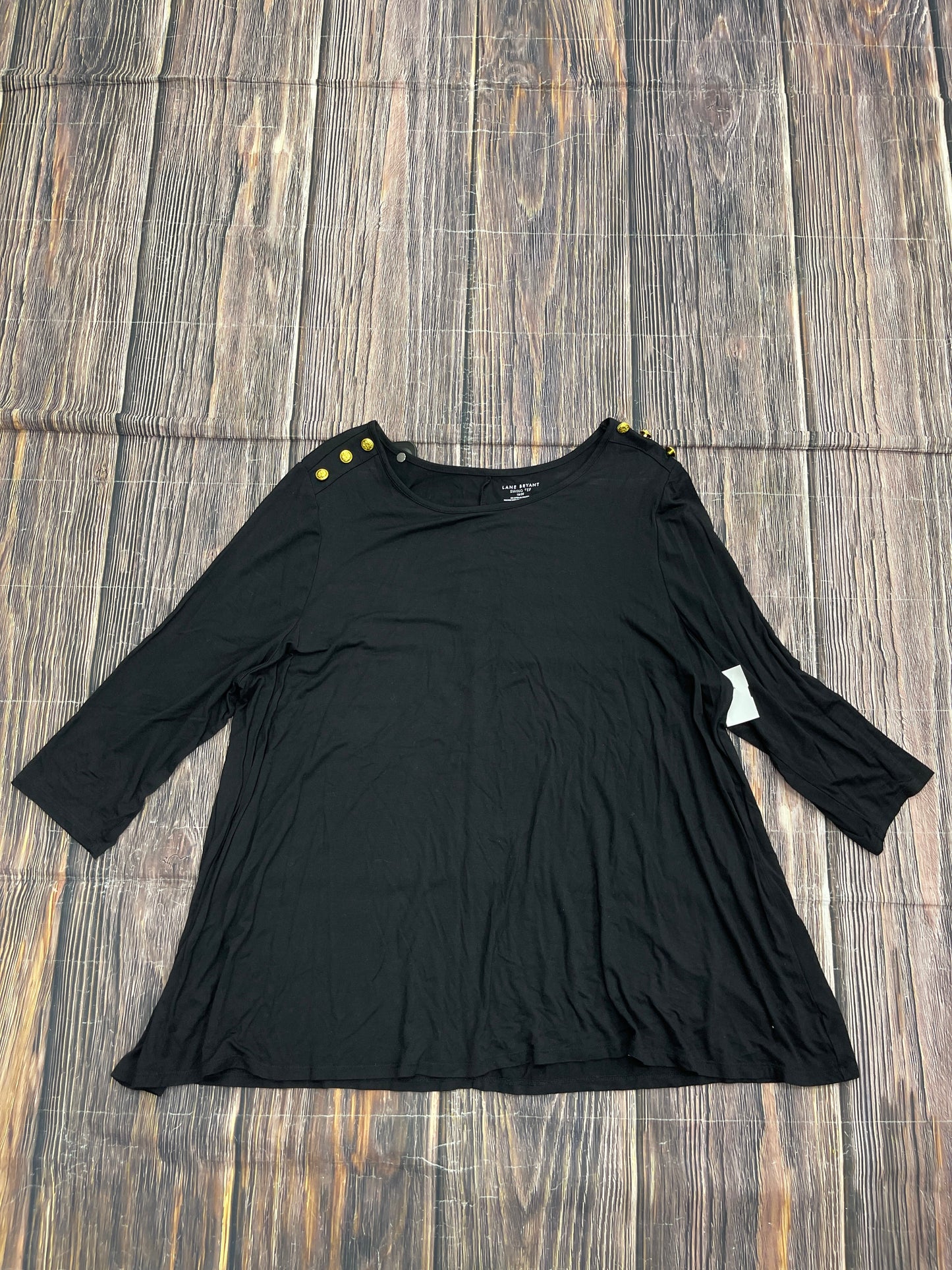 Top 3/4 Sleeve Basic By Lane Bryant Size: 1x