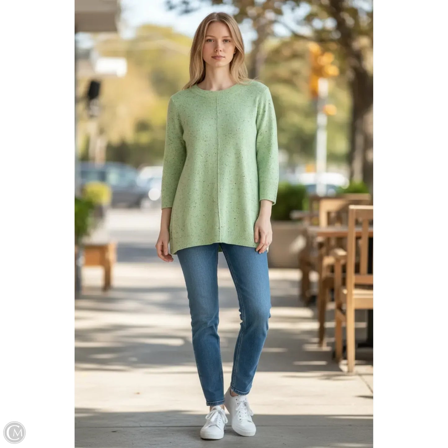Sweater By J. Jill In Green, Size: Xs