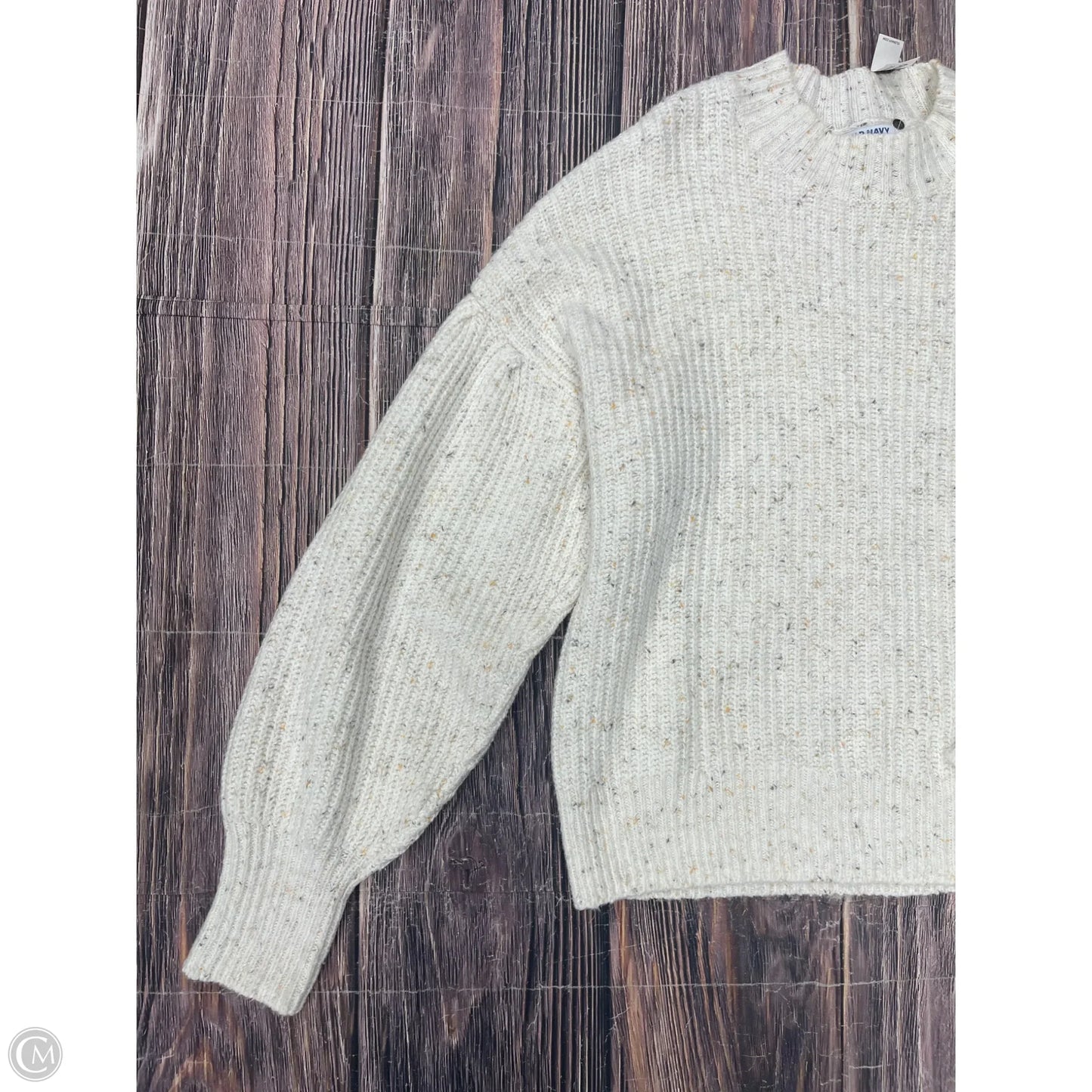 Sweater By Old Navy In White, Size: L Tall