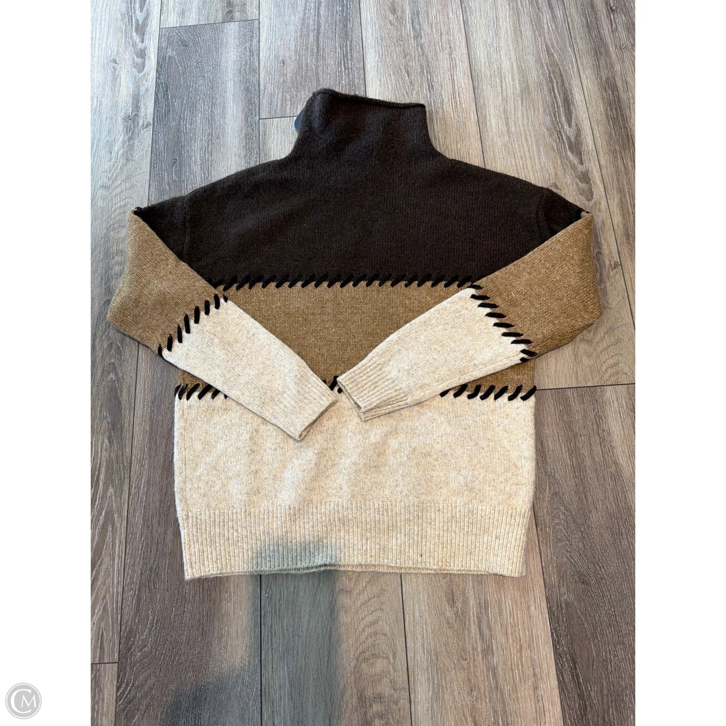 Sweater By Karen Kane In Brown, Size: S