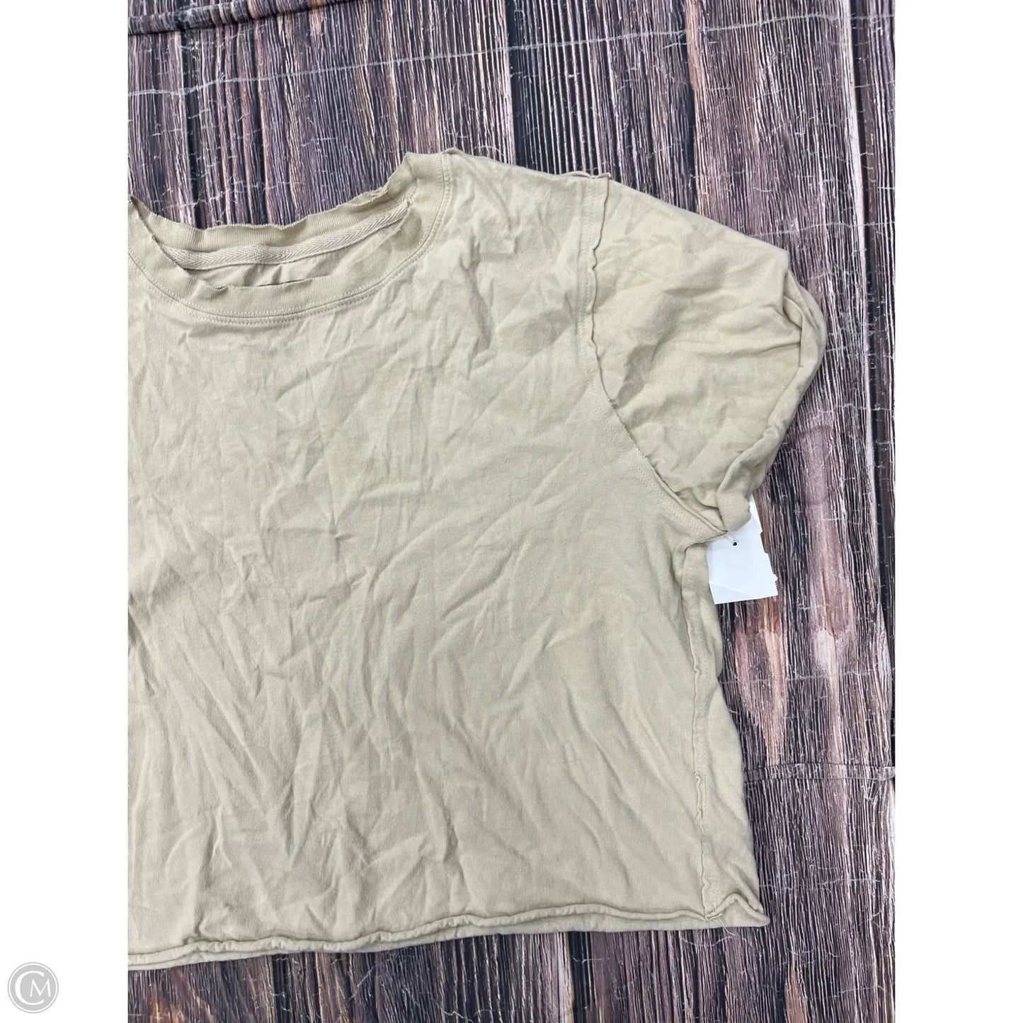 Top Short Sleeve By We The Free In Tan, Size: M