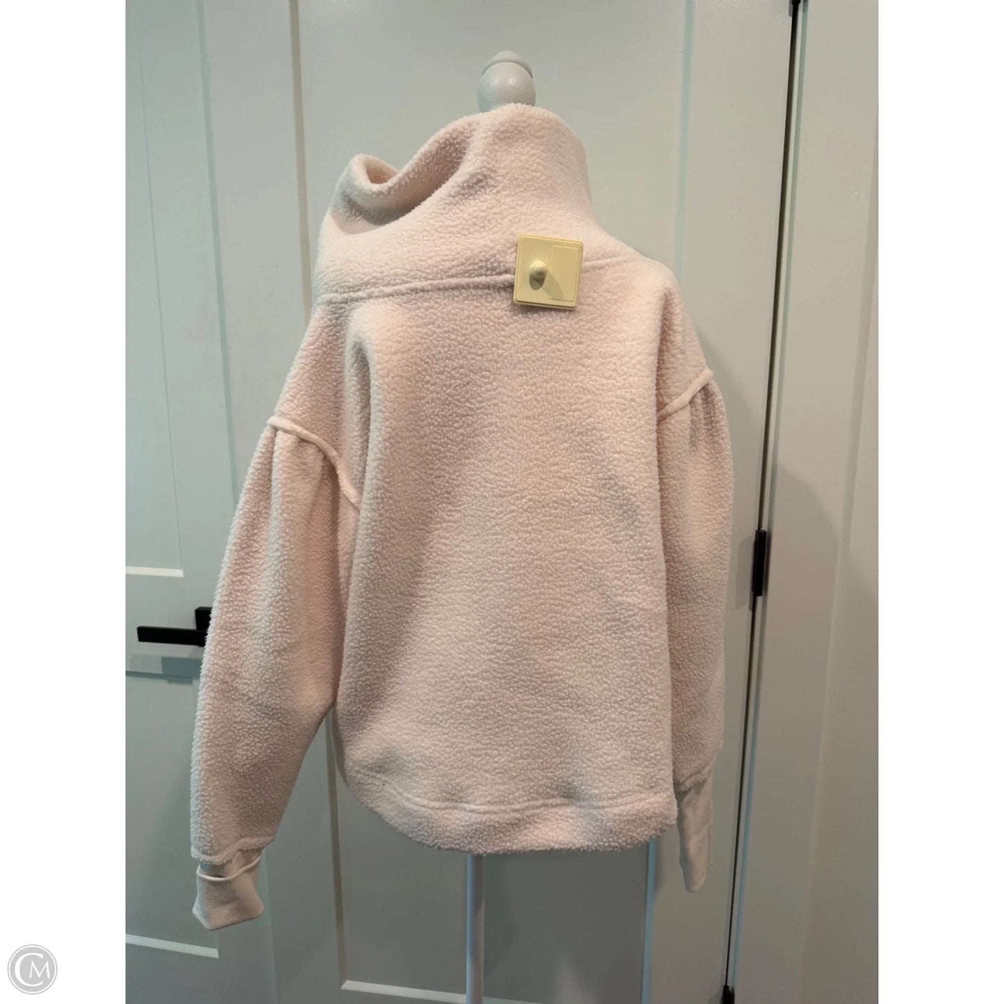 Sweatshirt Collar By Free People In Pink, Size: M