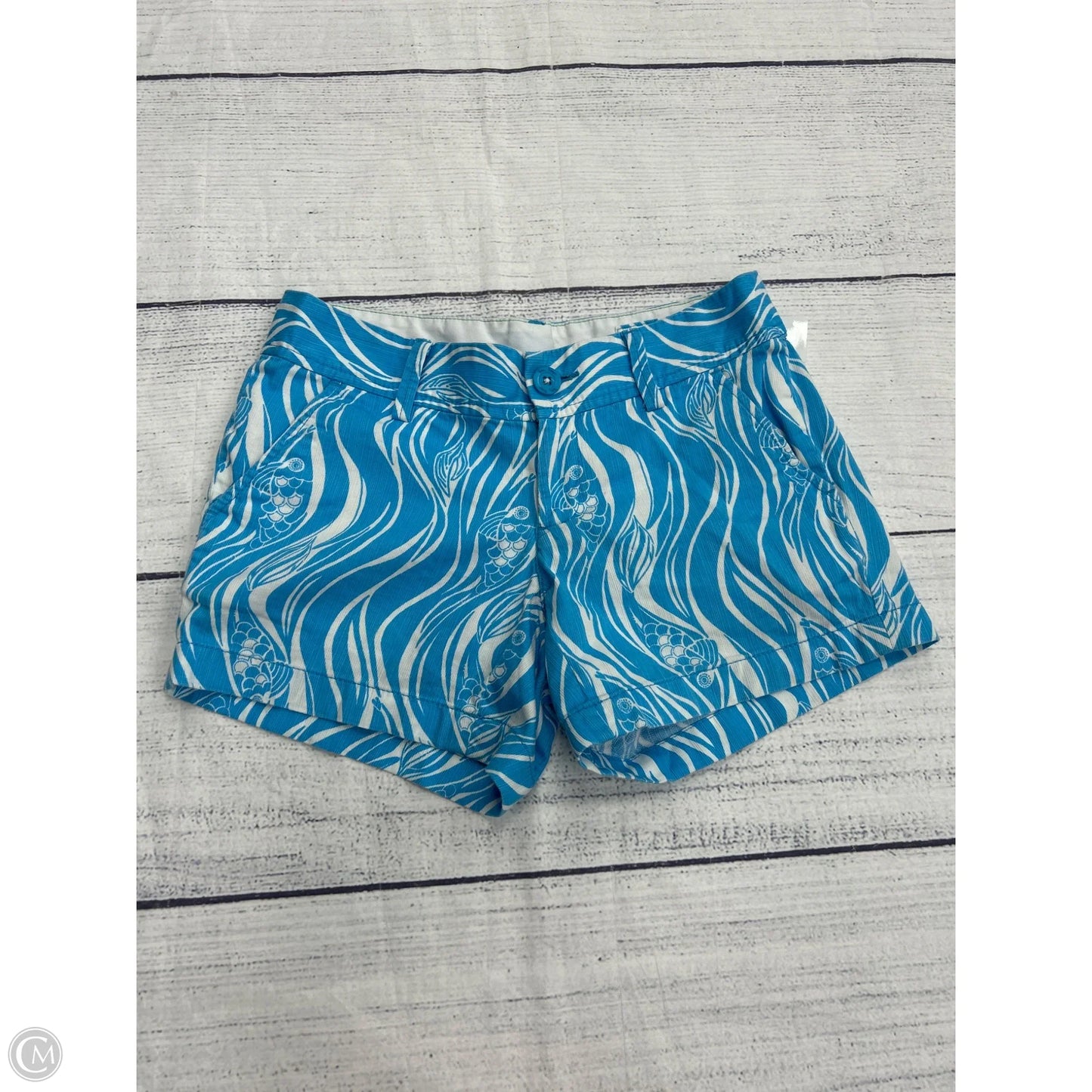Shorts Designer By Lilly Pulitzer In Blue, Size: 0
