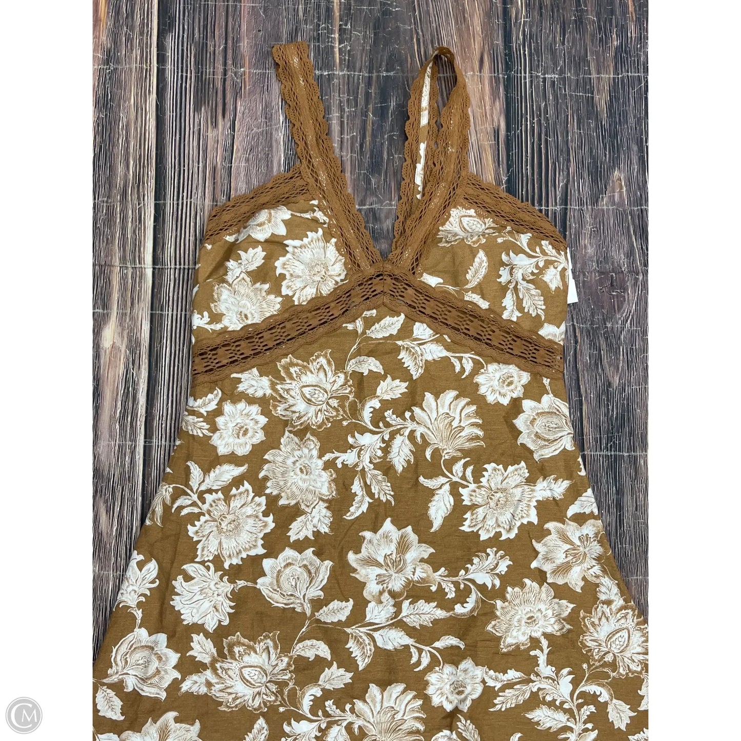 Dress Casual Maxi By Loft In Brown, Size: 6