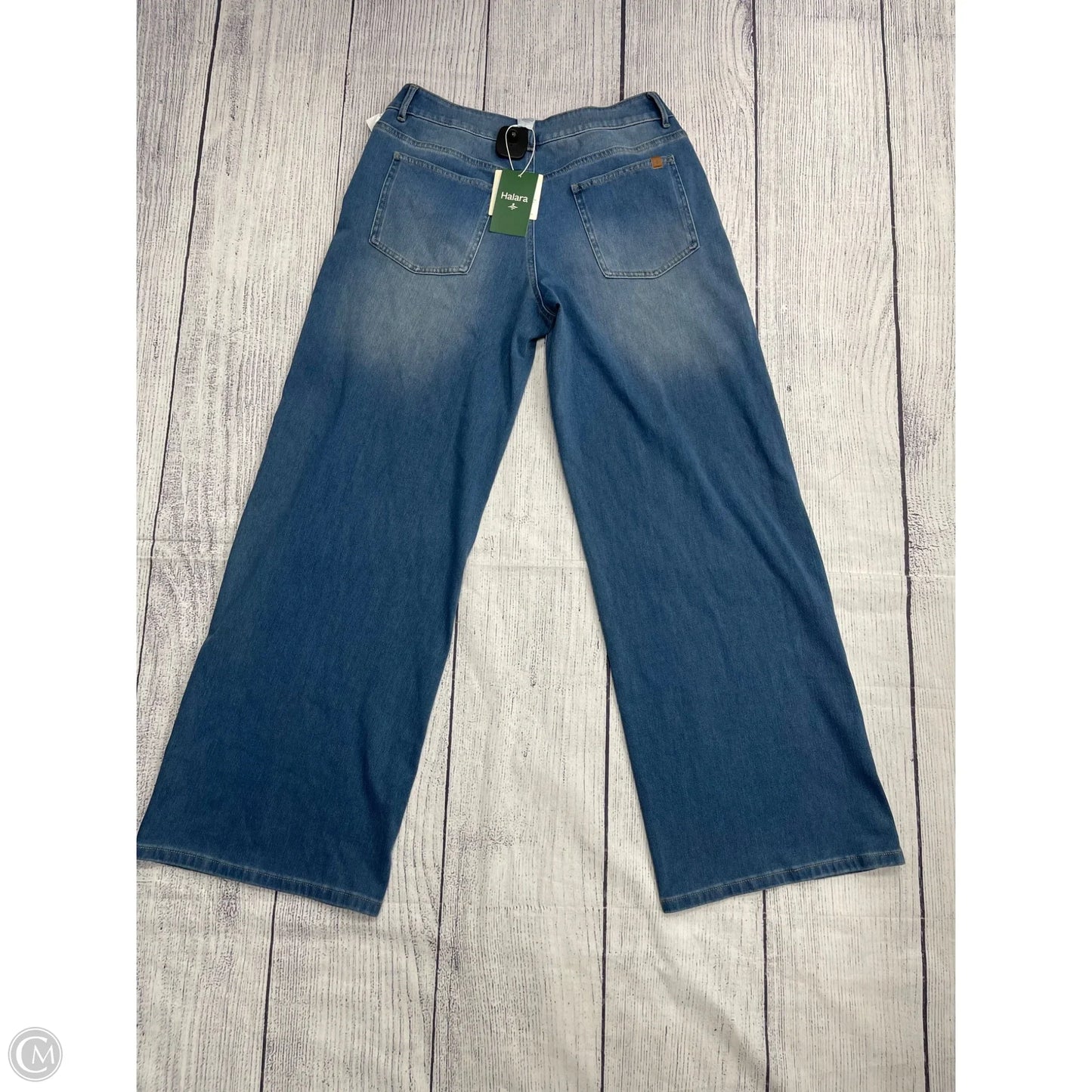 Jeans Wide Leg By Halara In Blue, Size: M