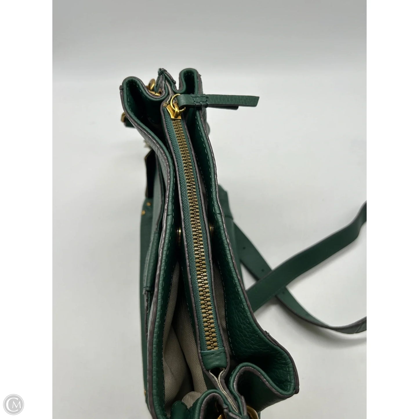 Crossbody Leather By Clothes Mentor, Size: Medium