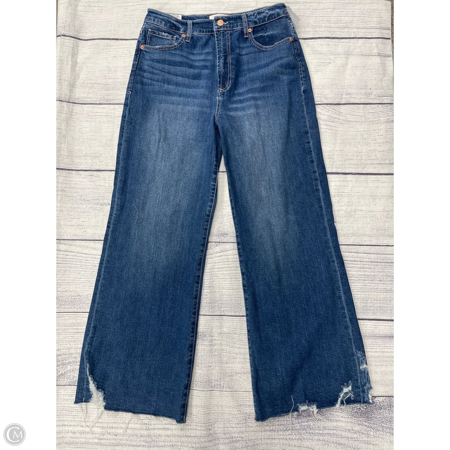 Jeans Wide Leg By Dear John In Blue Denim, Size: 10