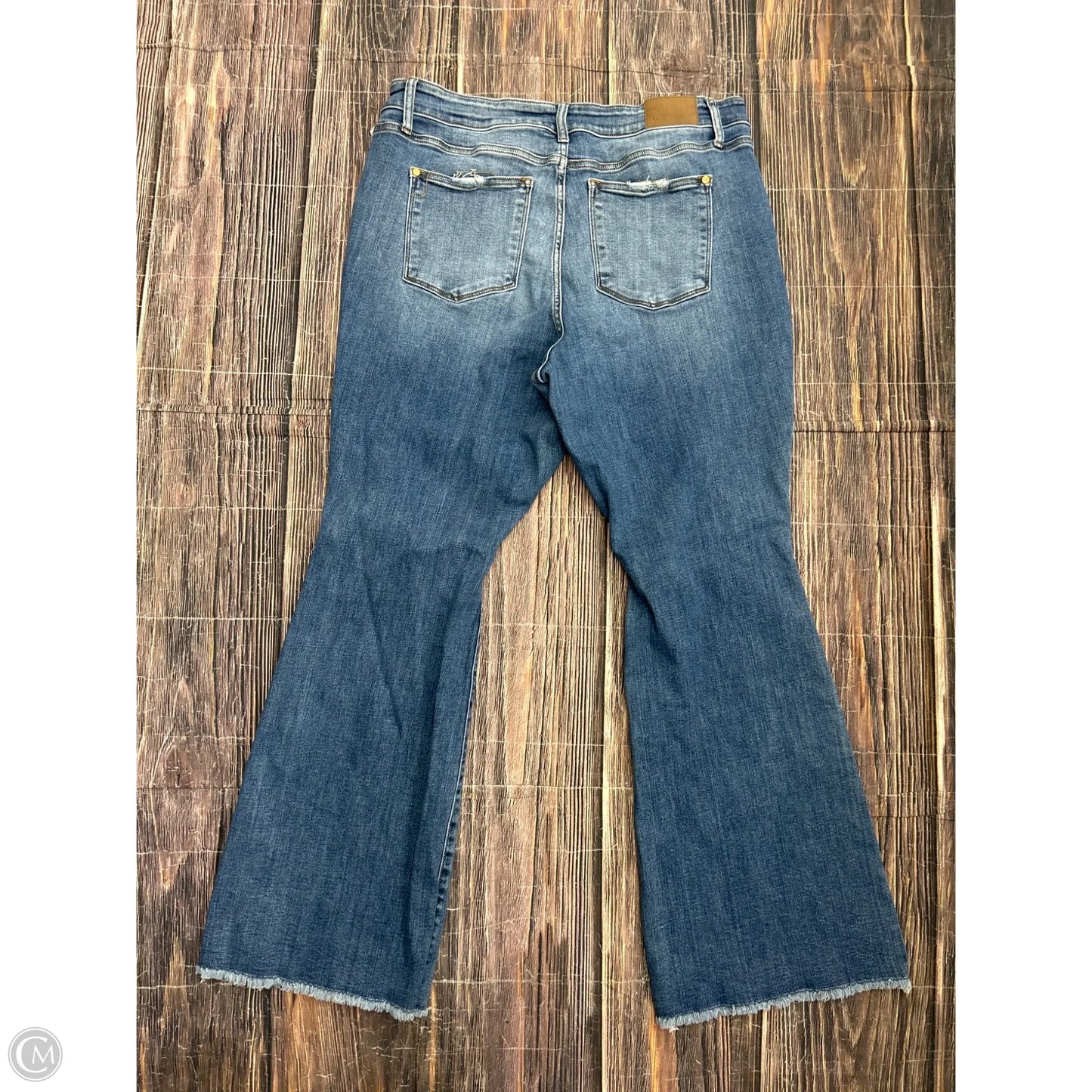 Jeans Flared By Judy Blue In Blue, Size: 20